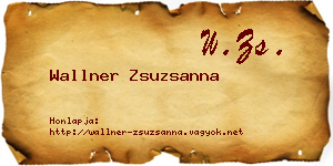 Wallner Zsuzsanna névjegykártya